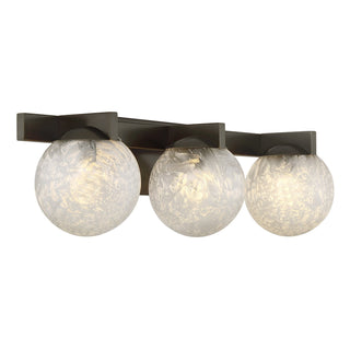 Darien Three Light Bathroom Vanity in Mediterranean Bronze