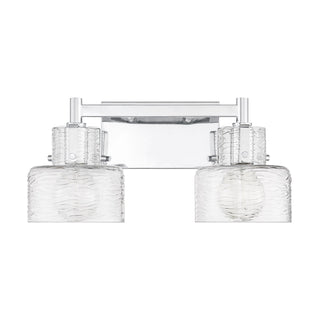 Dover Two Light Bathroom Vanity in Chrome