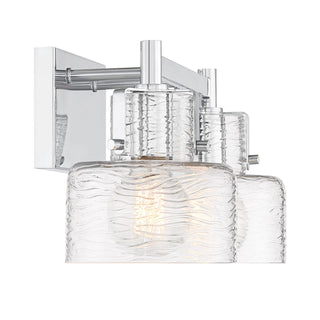 Dover Two Light Bathroom Vanity in Chrome