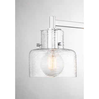 Dover Three Light Bathroom Vanity in Chrome