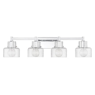 Dover Four Light Bathroom Vanity in Chrome