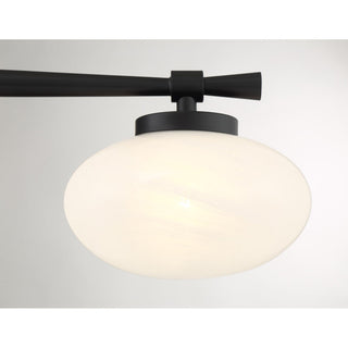 Barrow Three Light Bathroom Vanity in Matte Black
