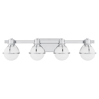 Pierce Four Light Bathroom Vanity in Chrome