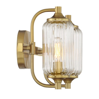 Holton Two Light Bathroom Vanity in Warm Brass