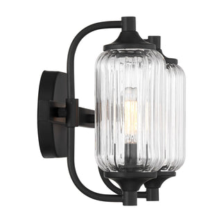 Holton Two Light Bathroom Vanity in Matte Black