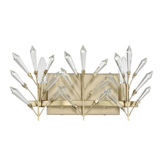 Orianna Two Light Bathroom Vanity in Noble Brass