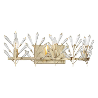 Orianna Three Light Bathroom Vanity in Noble Brass