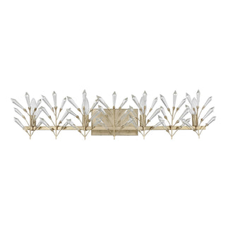 Orianna Four Light Bathroom Vanity in Noble Brass