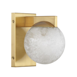 Darien One Light Wall Sconce in Warm Brass