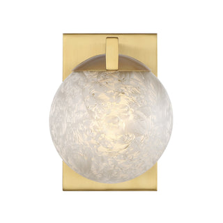 Darien One Light Wall Sconce in Warm Brass
