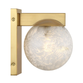 Darien One Light Wall Sconce in Warm Brass