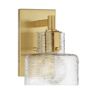 Dover One Light Wall Sconce in Warm Brass