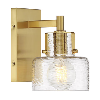 Dover One Light Wall Sconce in Warm Brass
