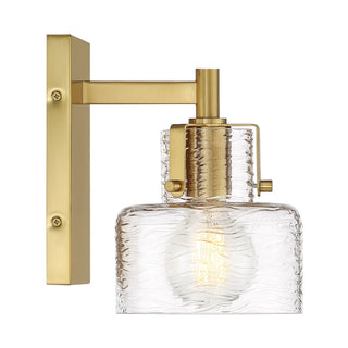 Dover One Light Wall Sconce in Warm Brass