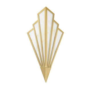 Rivage LED Wall Sconce in Warm Brass