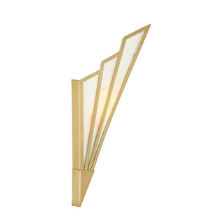 Rivage LED Wall Sconce in Warm Brass
