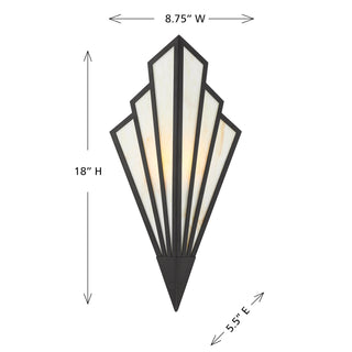 Rivage LED Wall Sconce in Matte Black