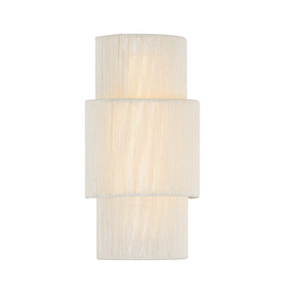 Balthazar LED Wall Sconce in Natural Abaca