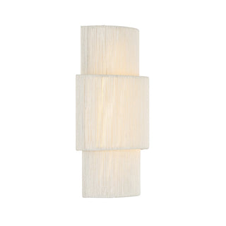 Balthazar LED Wall Sconce in Natural Abaca