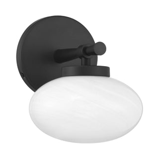 Barrow One Light Wall Sconce in Matte Black