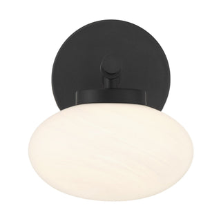 Barrow One Light Wall Sconce in Matte Black