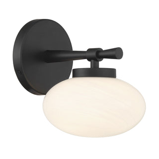Barrow One Light Wall Sconce in Matte Black