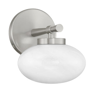 Barrow One Light Wall Sconce in Satin Nickel