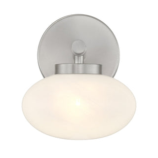 Barrow One Light Wall Sconce in Satin Nickel