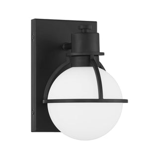 Pierce One Light Wall Sconce in Matte Black