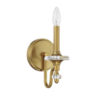 Champlain One Light Wall Sconce in Warm Brass