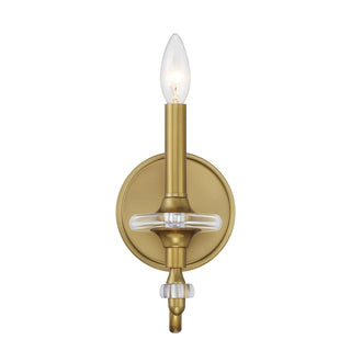 Champlain One Light Wall Sconce in Warm Brass