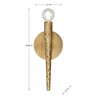 Belleza One Light Wall Sconce in Spumante