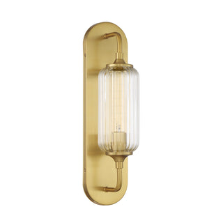 Holton One Light Wall Sconce in Warm Brass