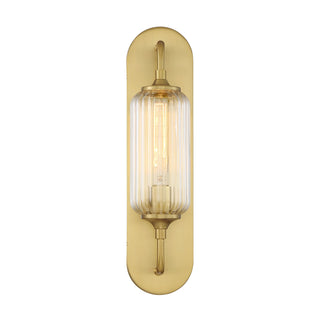 Holton One Light Wall Sconce in Warm Brass