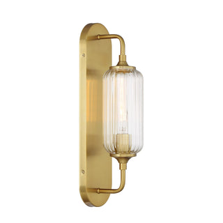Holton One Light Wall Sconce in Warm Brass