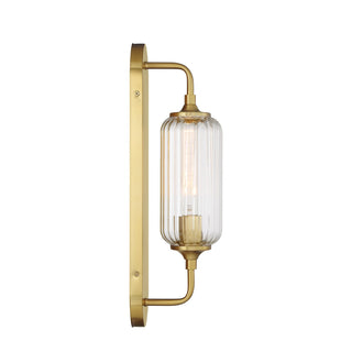 Holton One Light Wall Sconce in Warm Brass