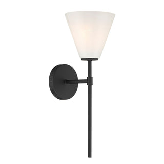Blair One Light Wall Sconce in Matte Black
