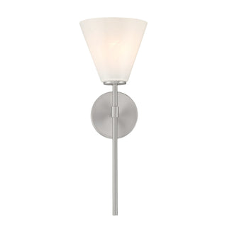 Blair One Light Wall Sconce in Satin Nickel