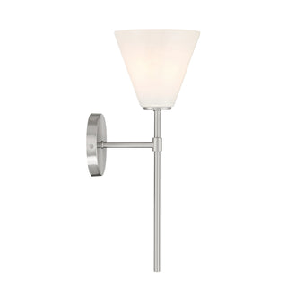Blair One Light Wall Sconce in Satin Nickel