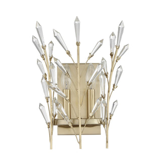 Orianna Two Light Wall Sconce in Noble Brass