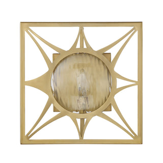 Balfour One Light Wall Sconce in Warm Brass