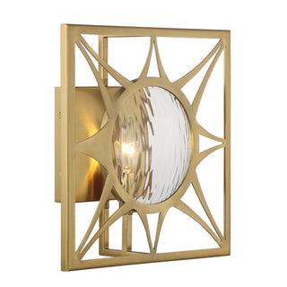 Balfour One Light Wall Sconce in Warm Brass