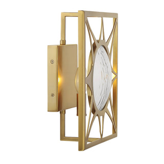 Balfour One Light Wall Sconce in Warm Brass