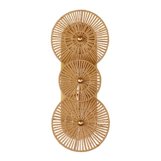 Abbott Two Light Wall Sconce in Distressed Gold