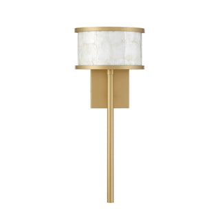 Mariquita One Light Wall Sconce in Spun Gold