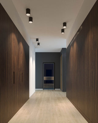 Focus One Light Flush Mount in Black