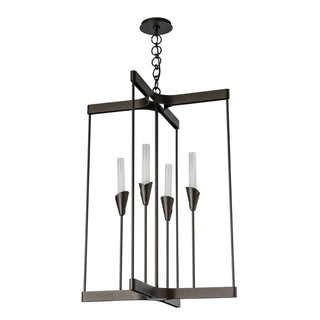 Lilium Lilium 4-Light Chandelier in Oil Rubbed Bronze