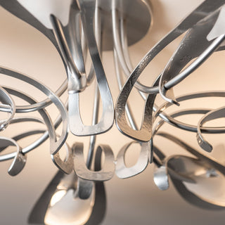 Parasol Parasol 7-Light Semi-Flush in Sterling