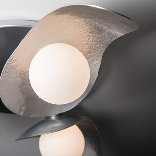 Yoki Yoki 3-Light Semi-Flush in Sterling
