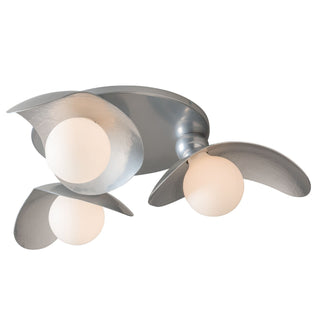 Yoki Yoki 3-Light Semi-Flush in Sterling